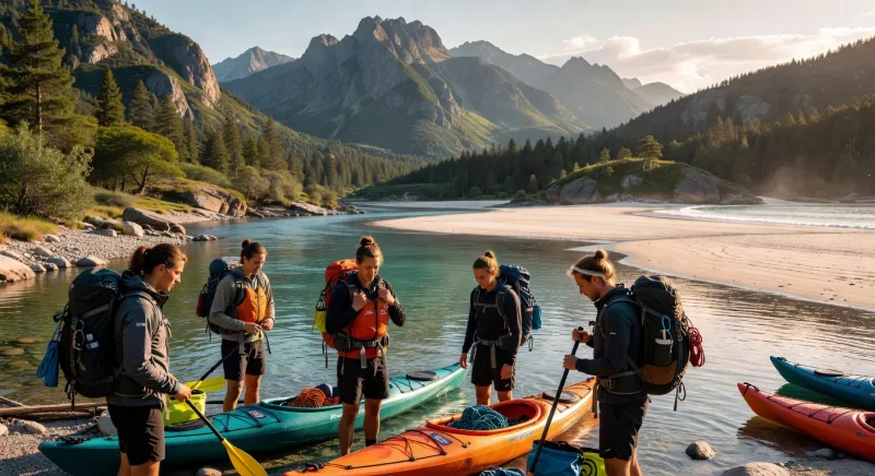 kayaking in secluded rivers USA